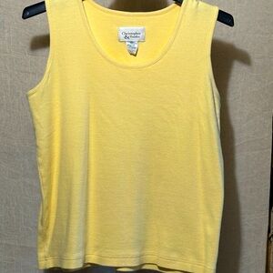 Christopher and Banks butter, yellow tank top.